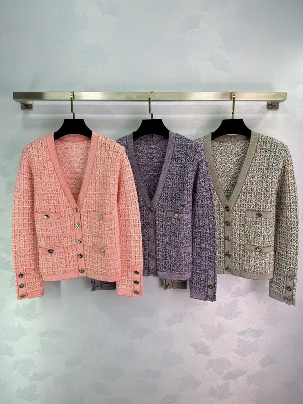 New early autumn knitted cardigan