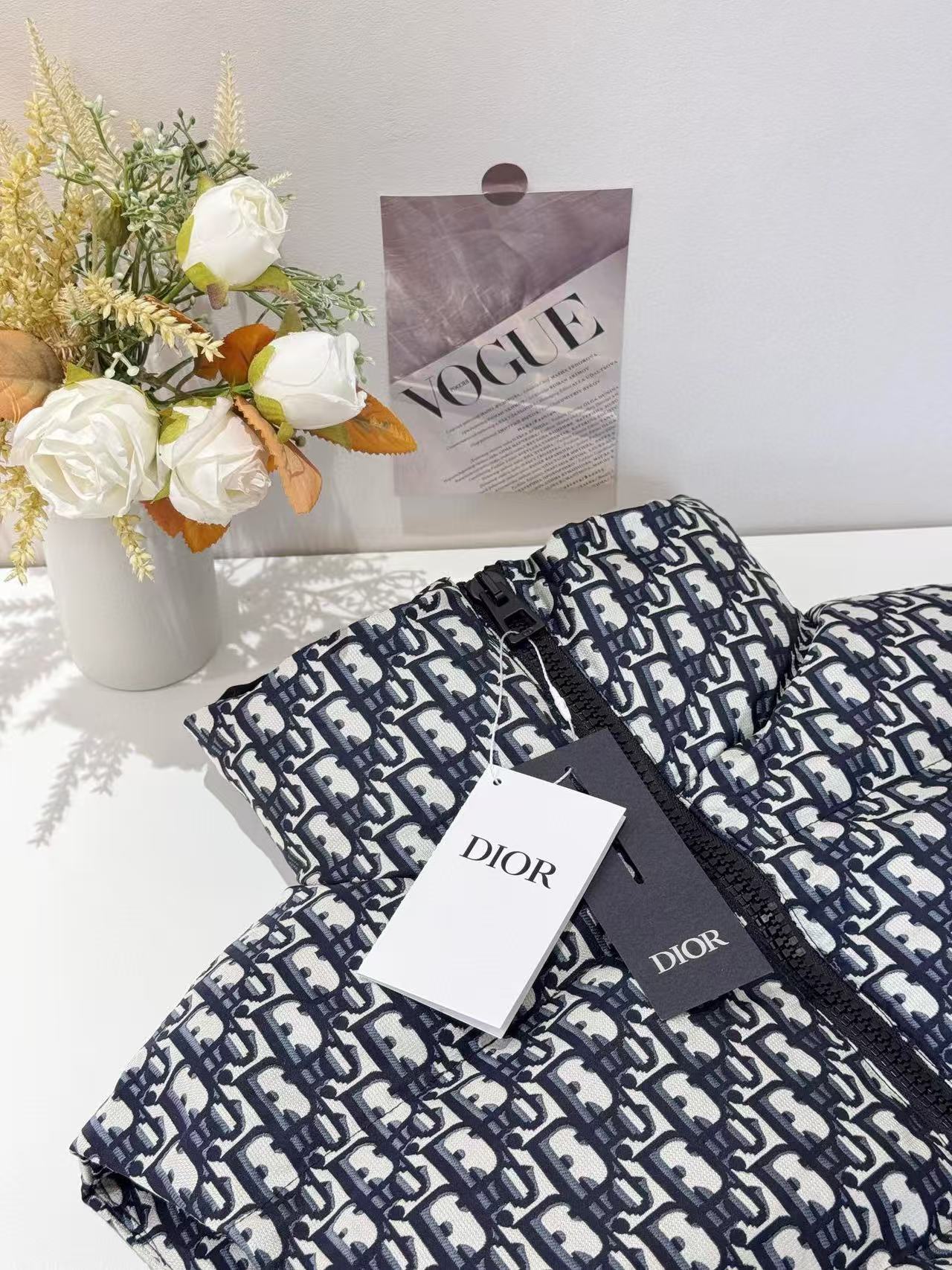 Stand collar waist vest down jacket