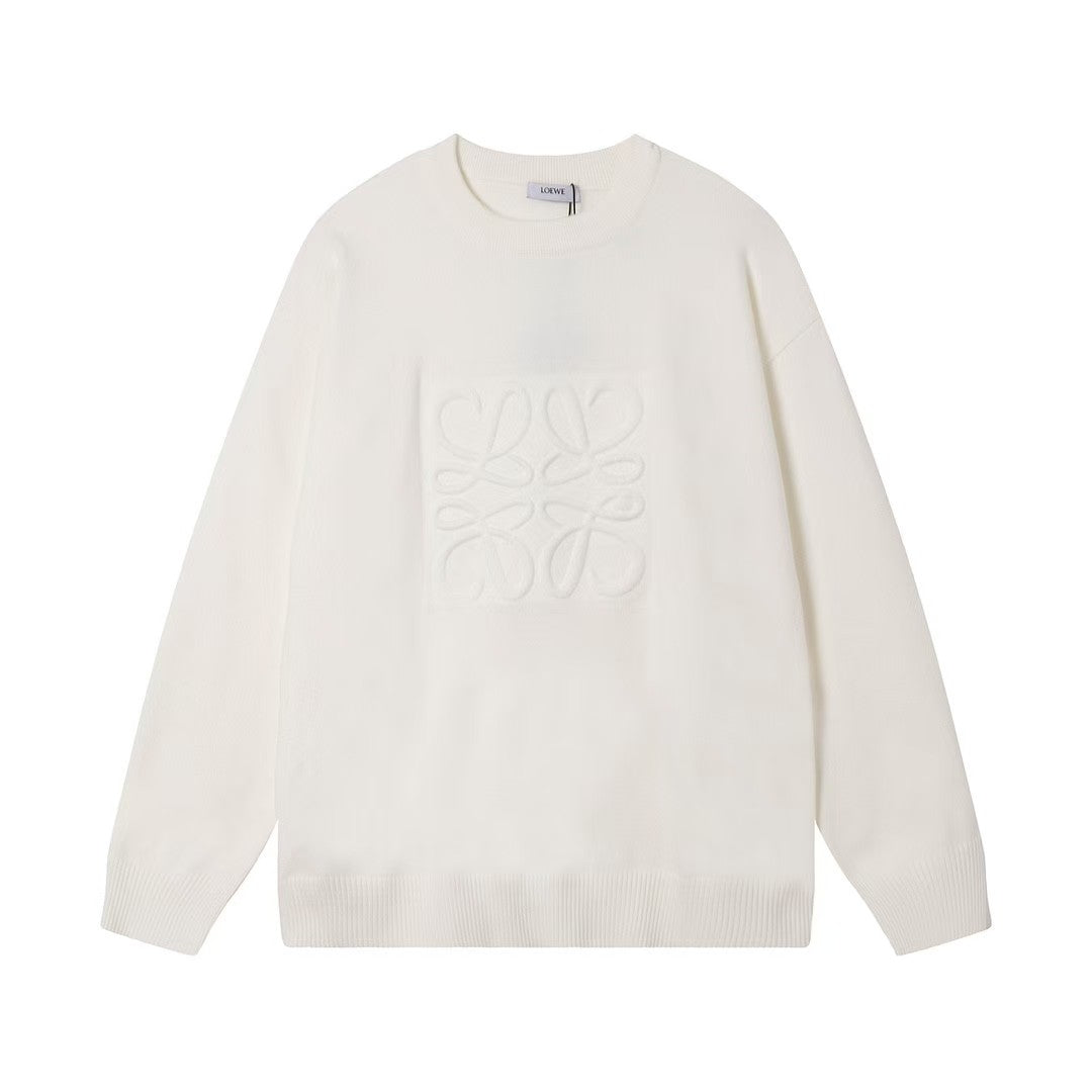 New embossed sweater