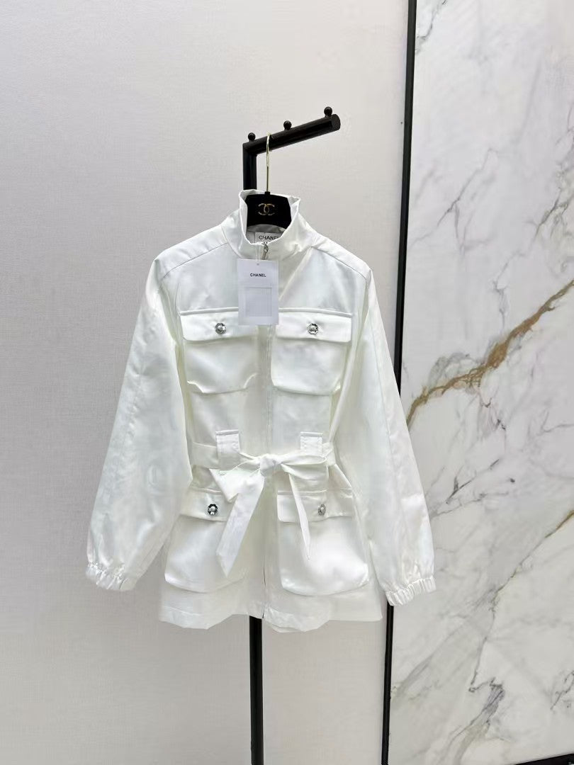 New jacquard stand collar waist coat