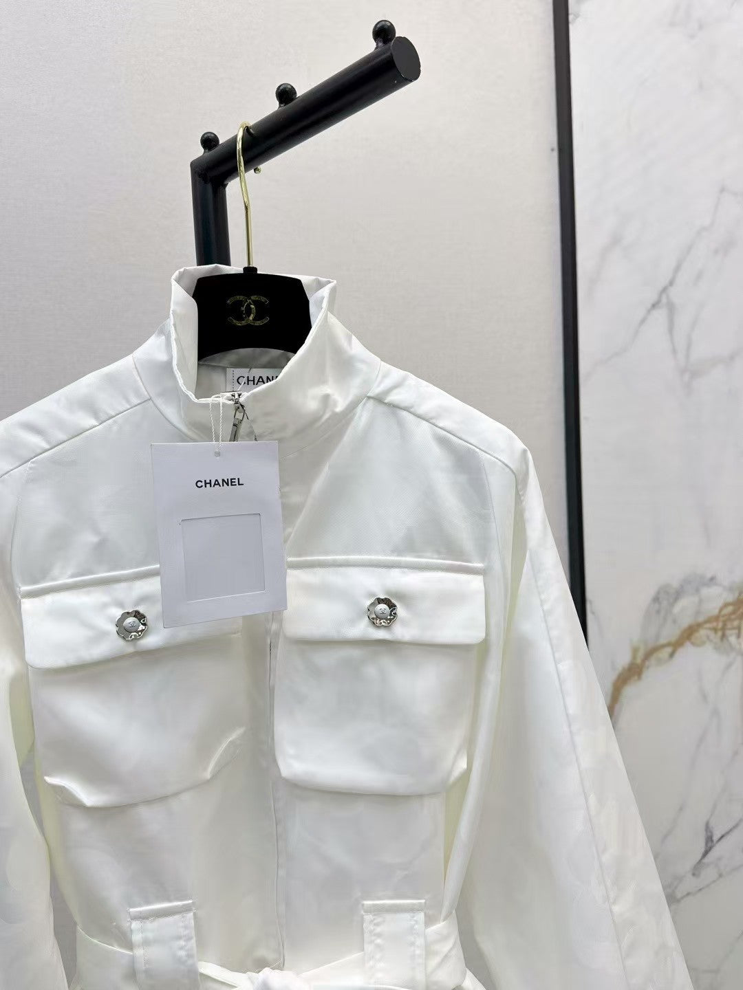 New jacquard stand collar waist coat