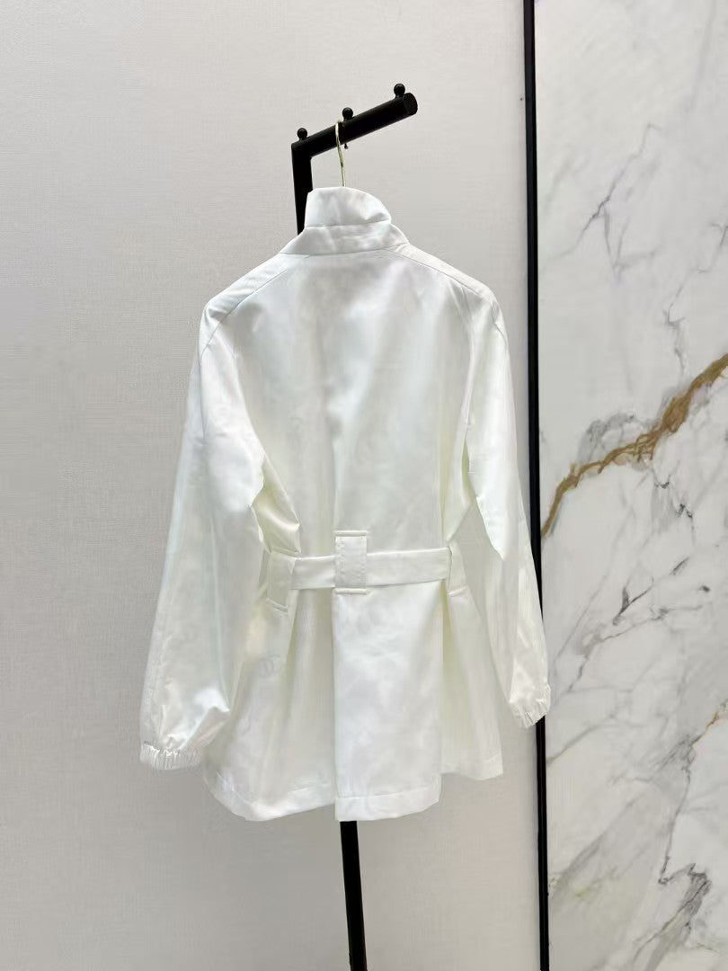 New jacquard stand collar waist coat