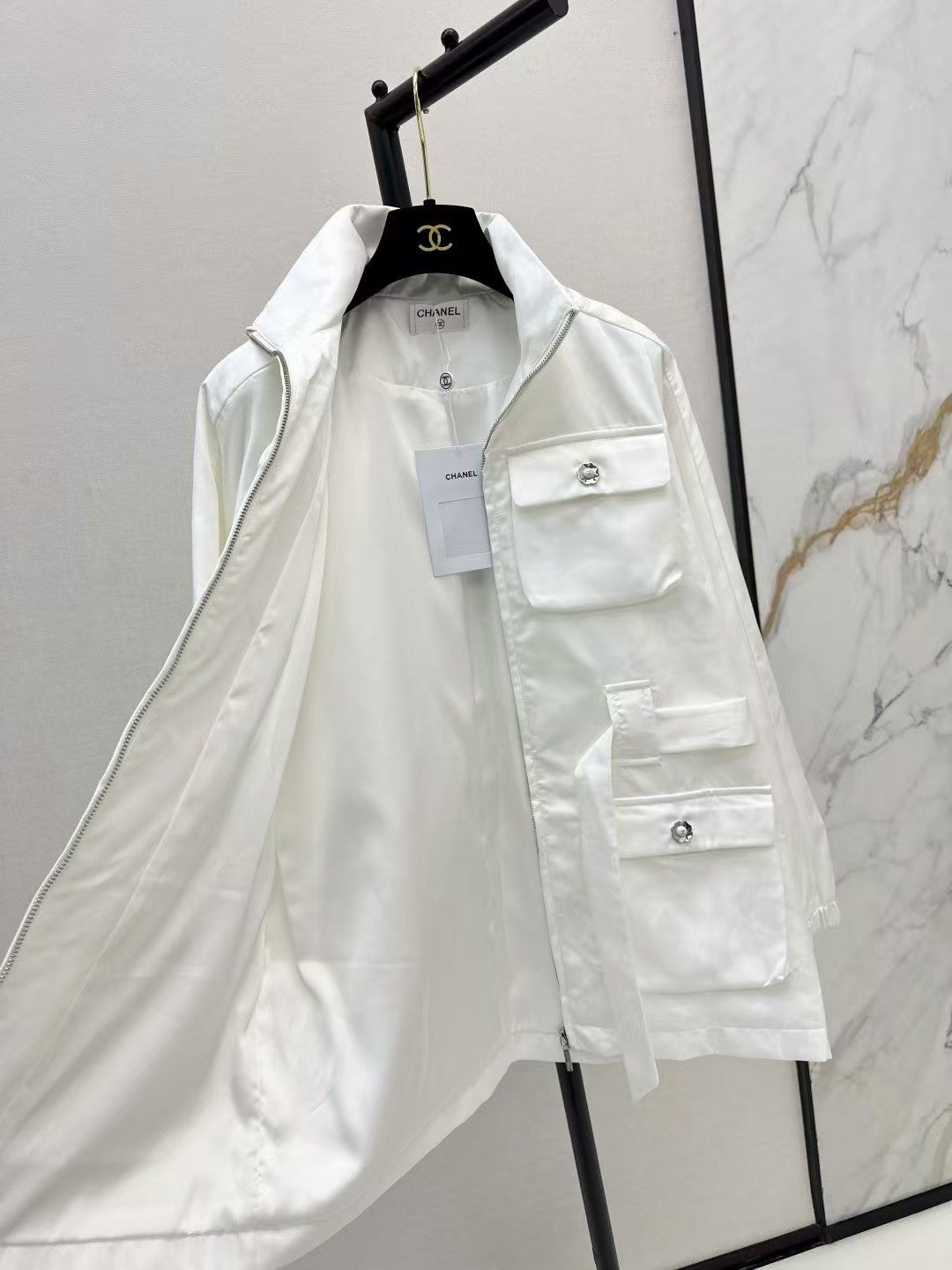 New jacquard stand collar waist coat