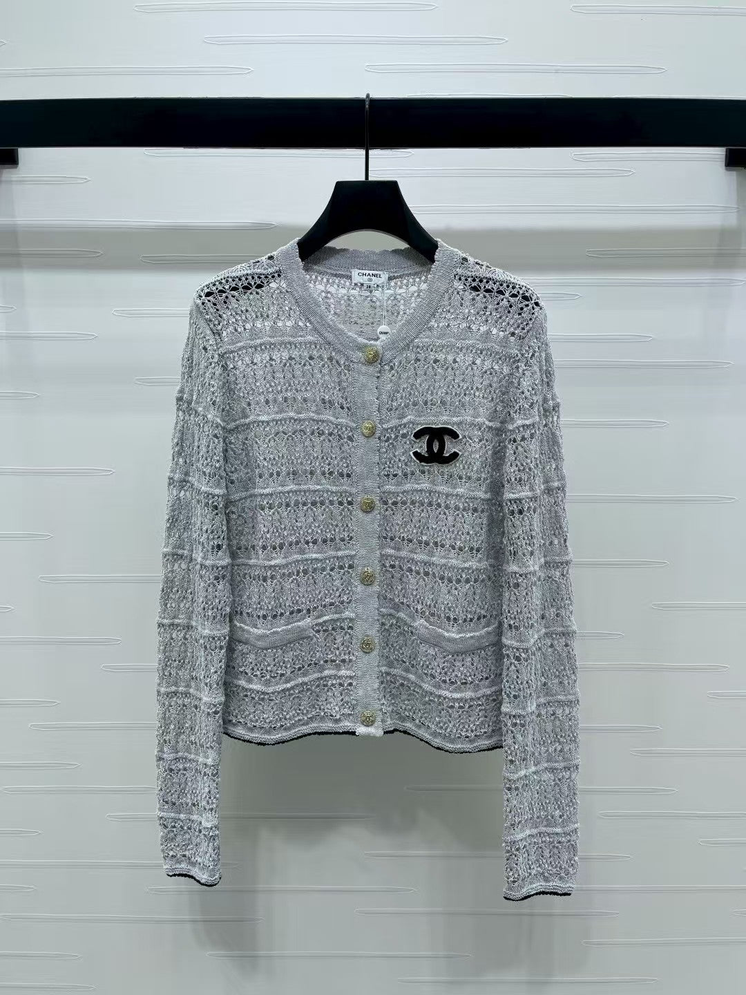 Hollow Crochet Knit Cardigan