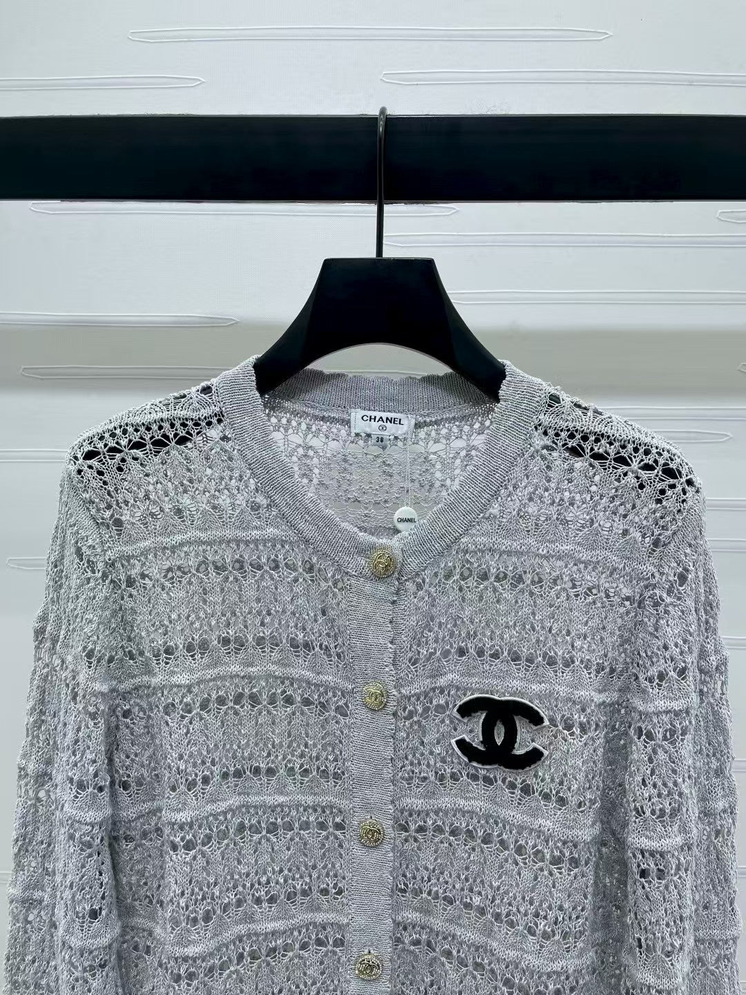 Hollow Crochet Knit Cardigan