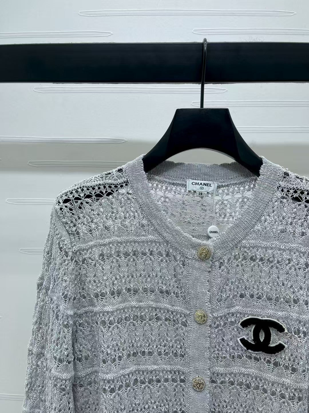 Hollow Crochet Knit Cardigan