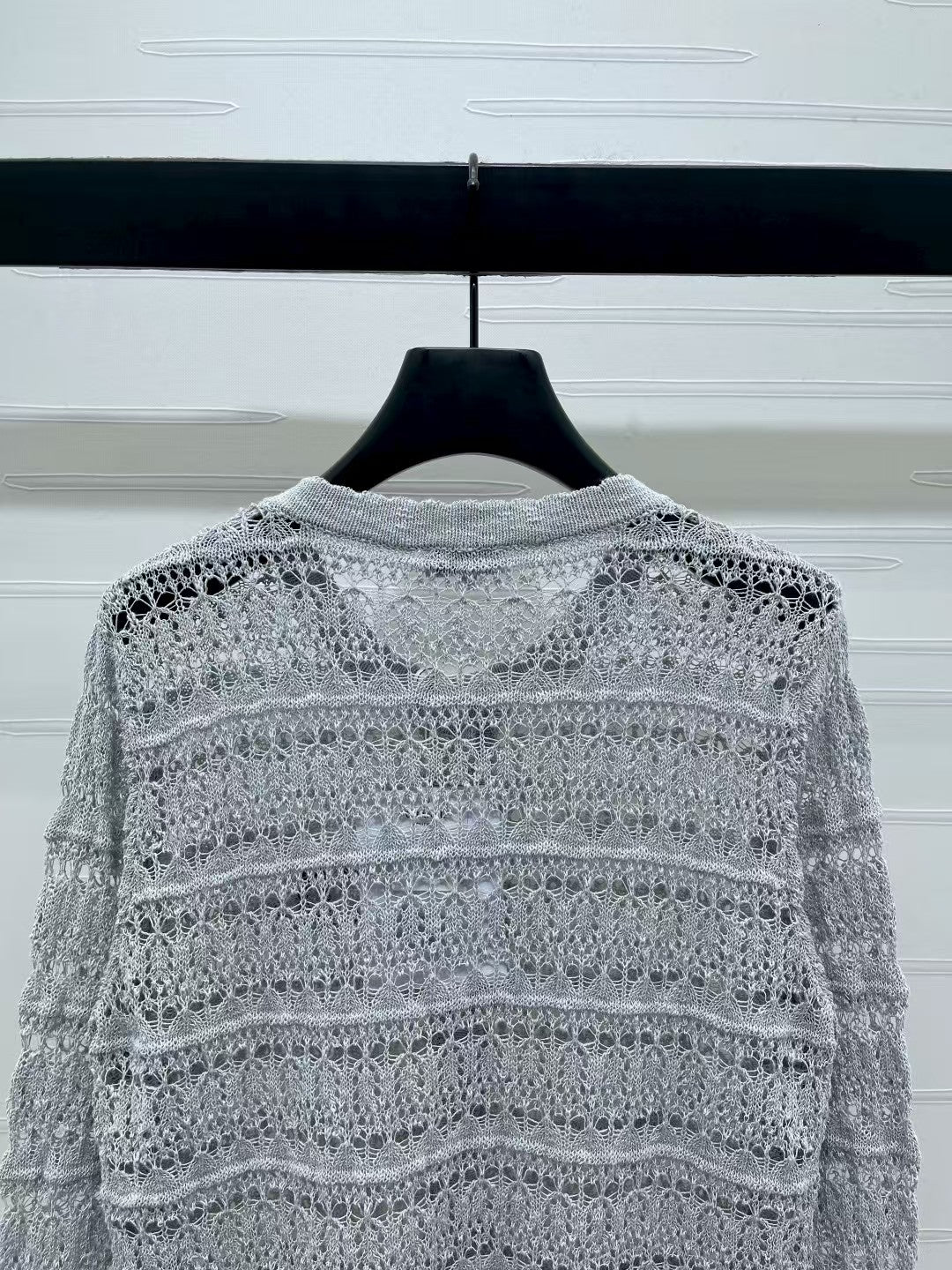 Hollow Crochet Knit Cardigan