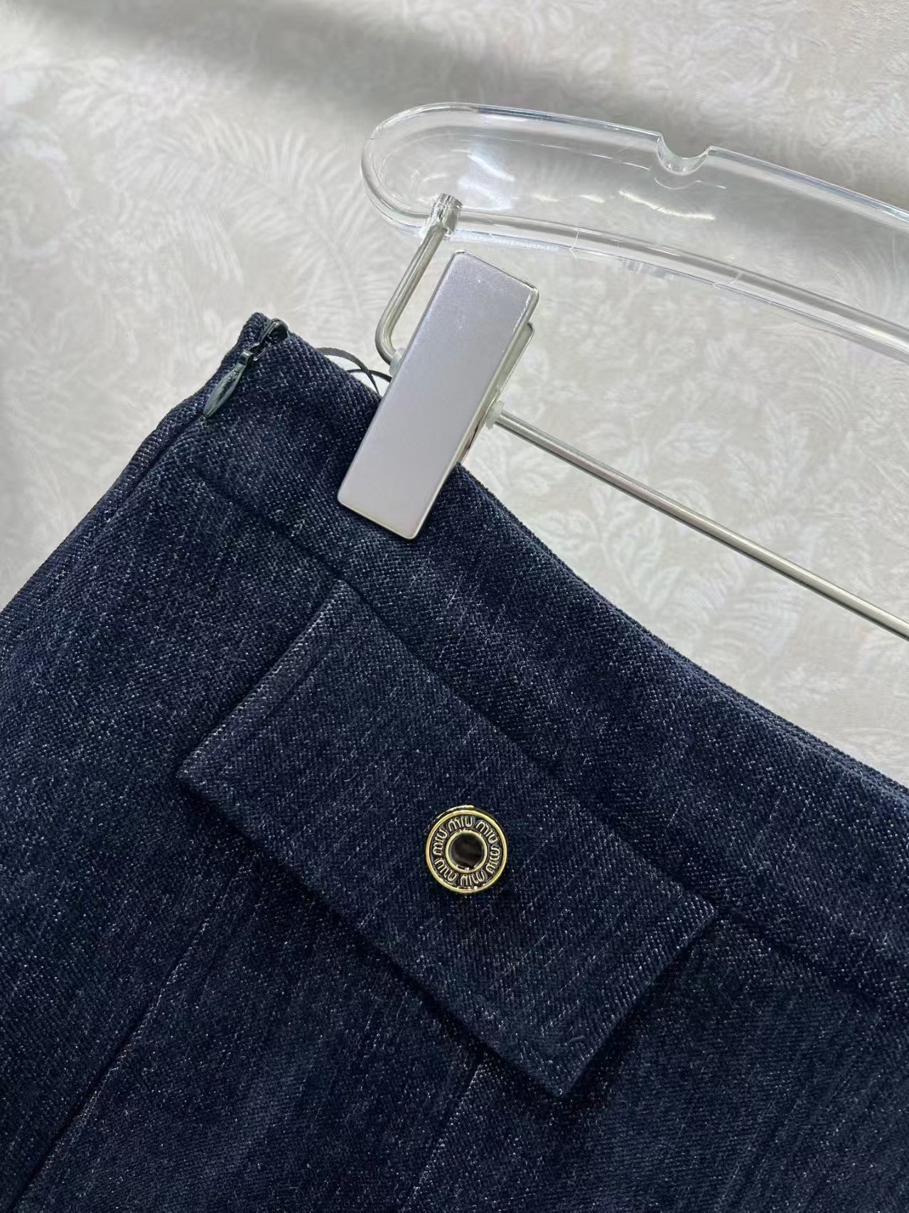 New brushed blazer and pleated skirt