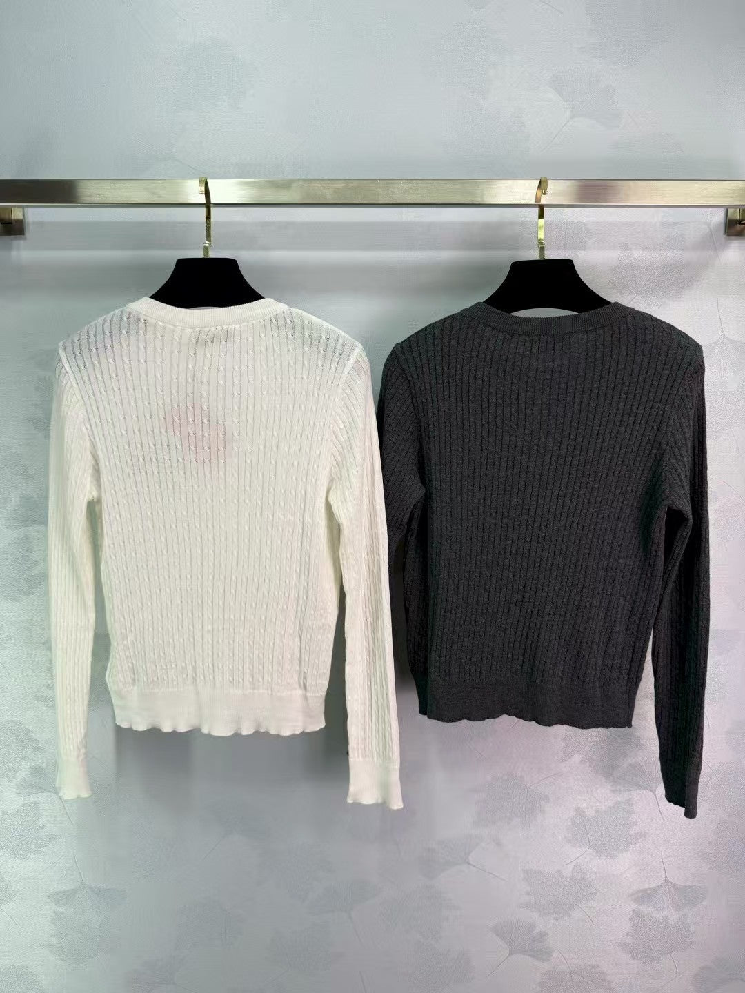 New wheat ear logo cardigan