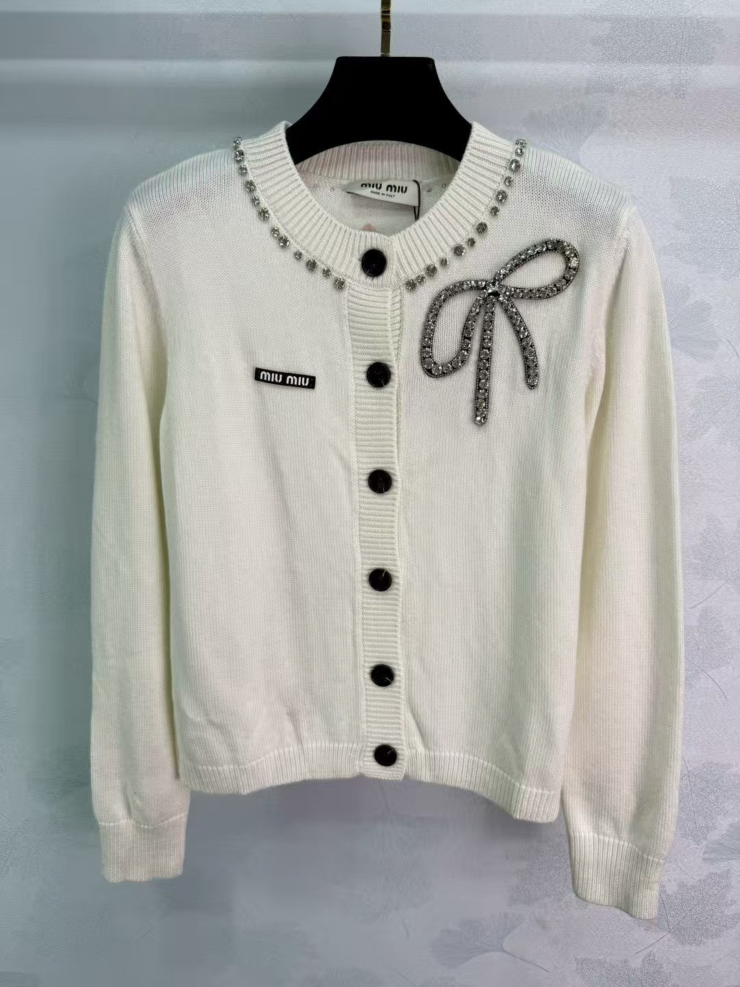 New Bow Knitted Cardigan