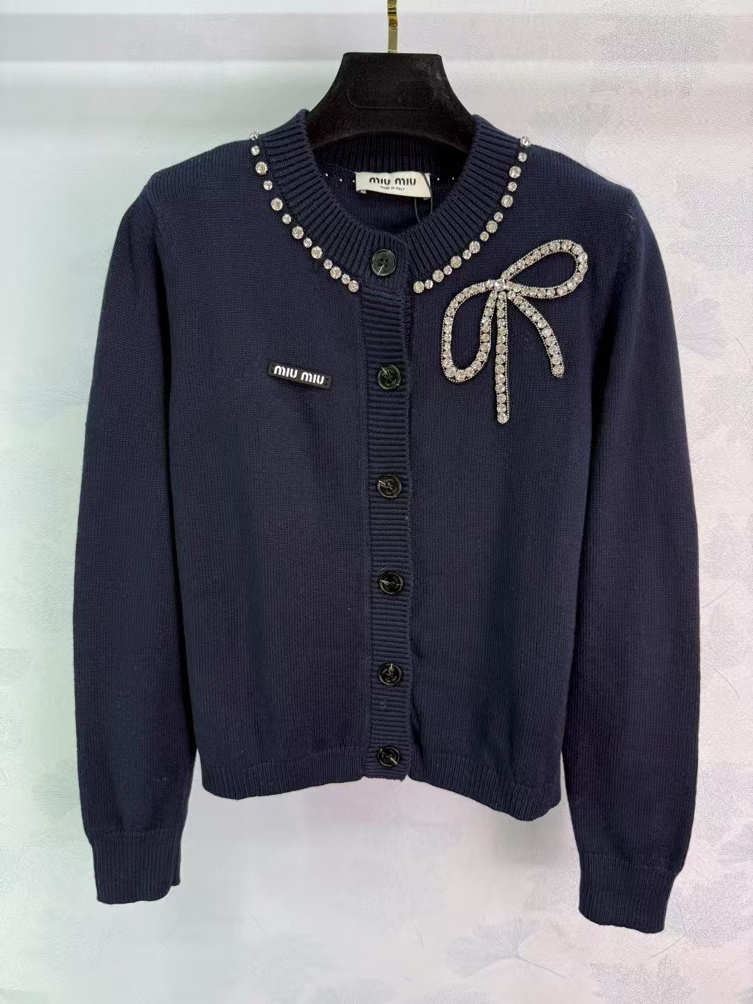 New Bow Knitted Cardigan