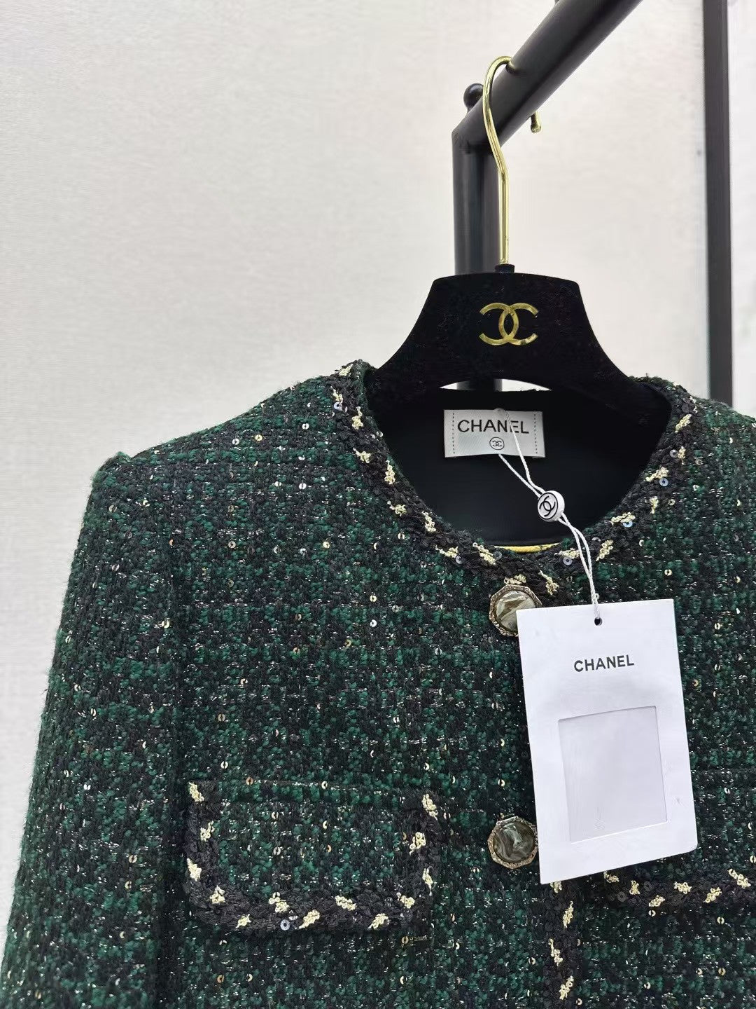 The latest autumn and winter small jacket with border design