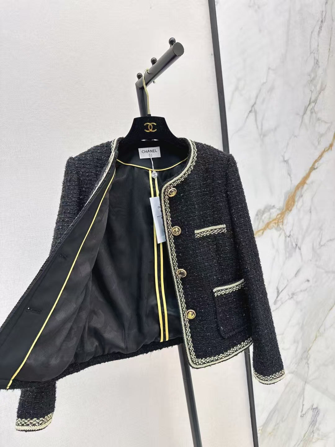 The latest autumn and winter four-pocket design small jacket