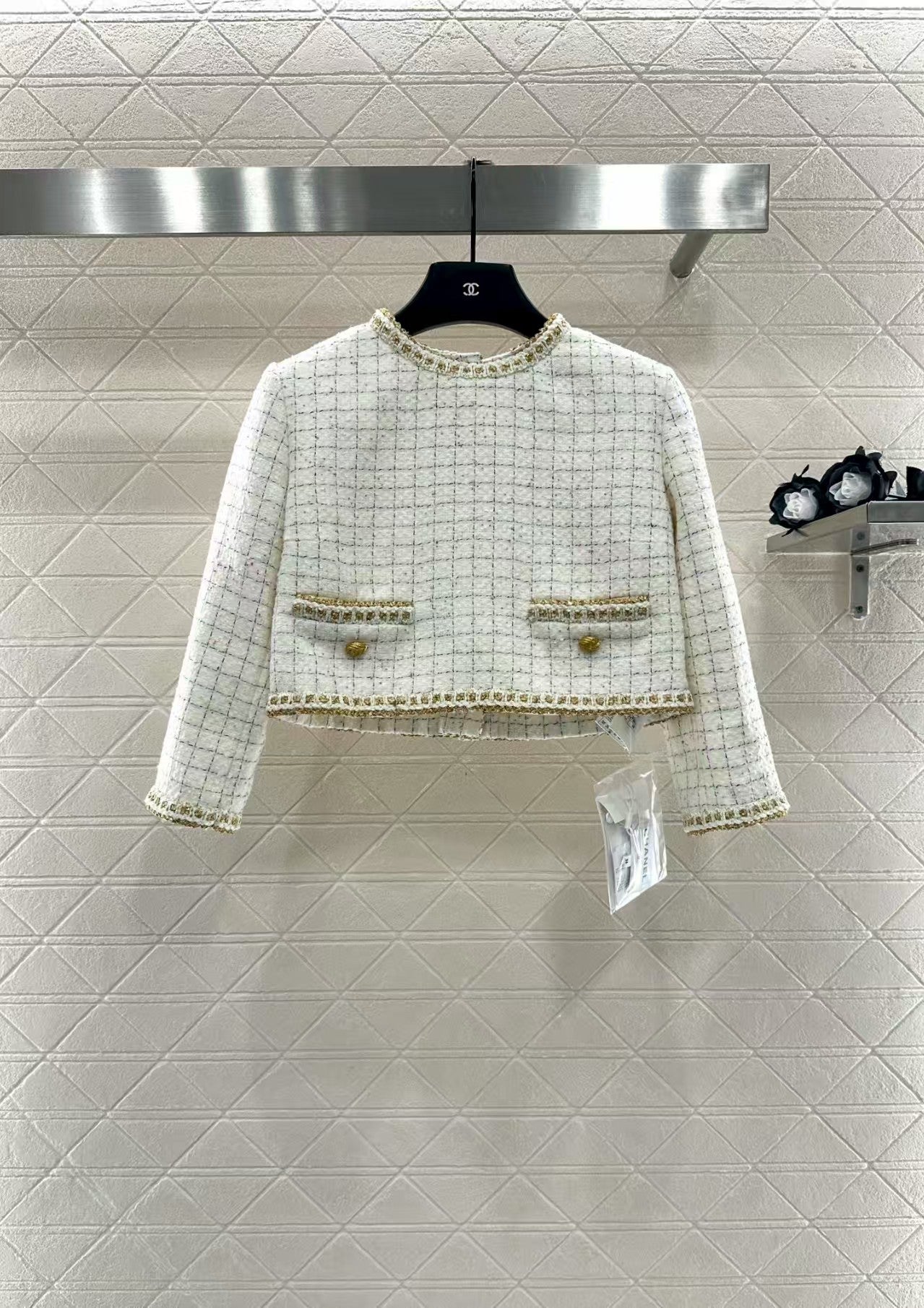 New button-down dress top