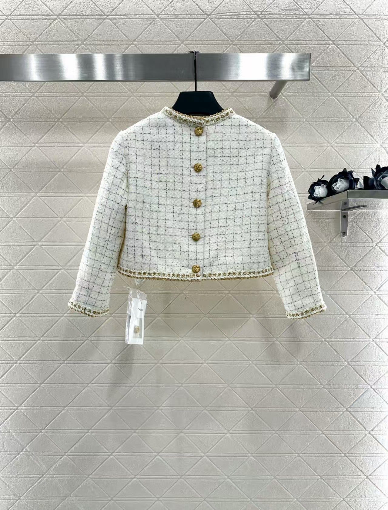 New button-down dress top