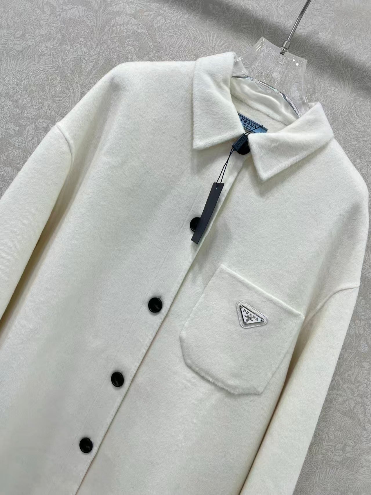 New wool double-faced fabric jacket