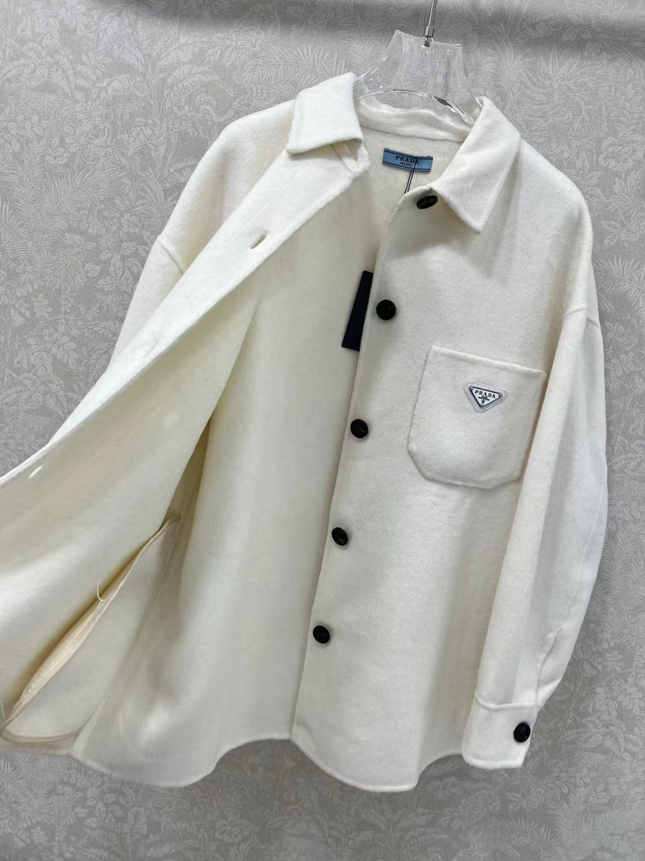 New wool double-faced fabric jacket