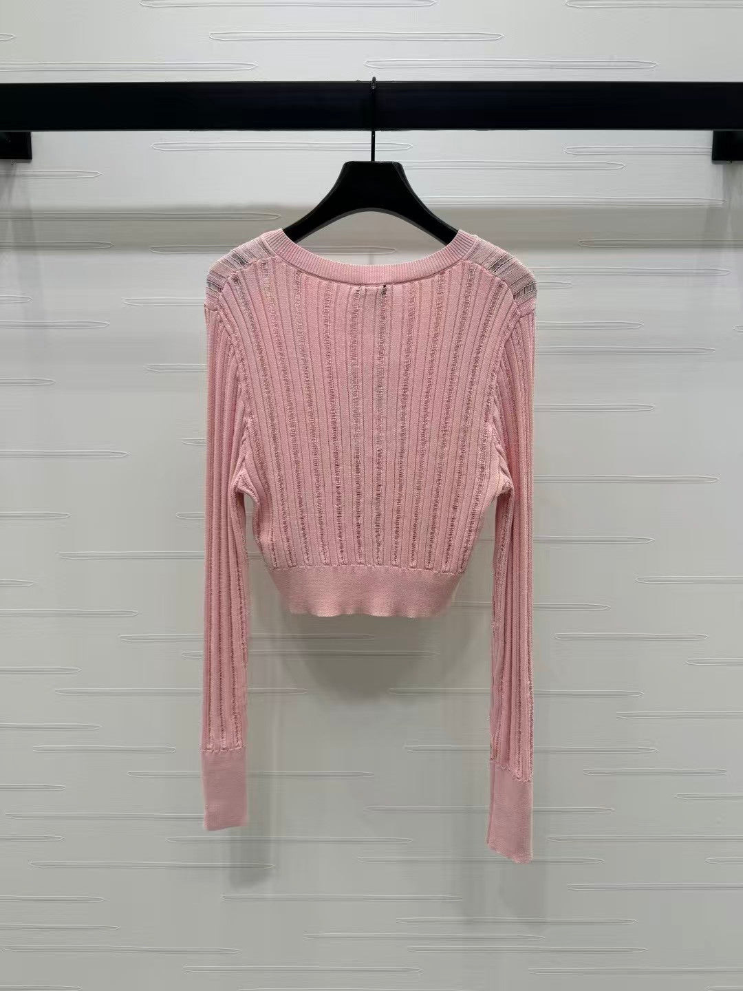 New hollow knit cardigan