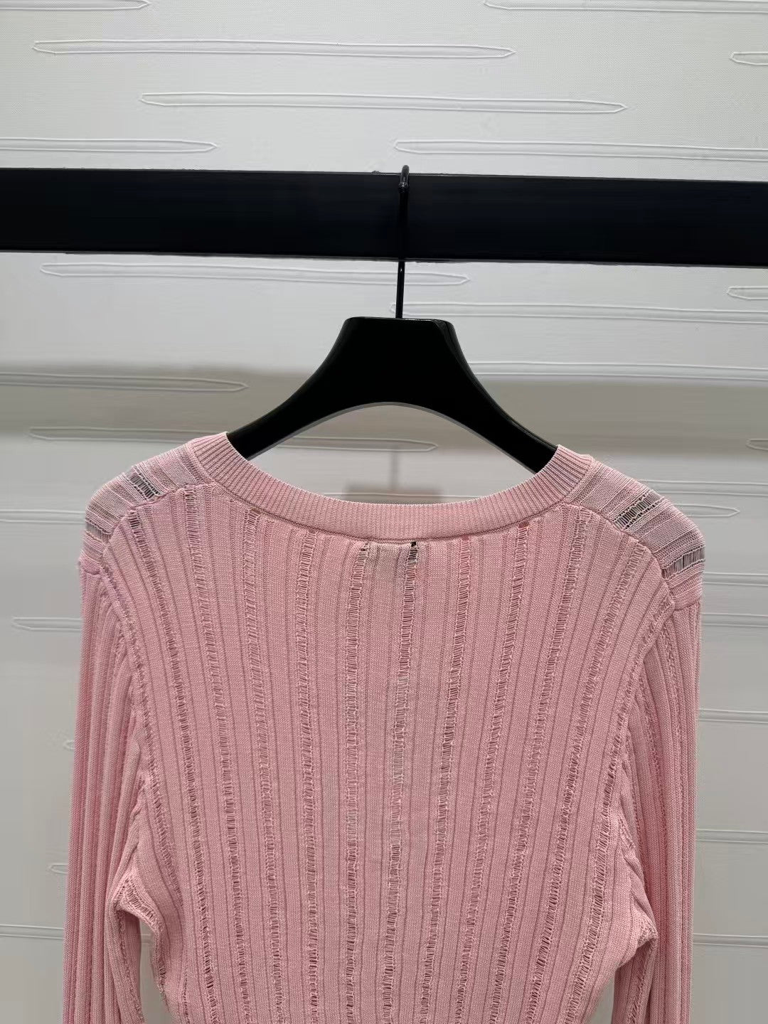 New hollow knit cardigan