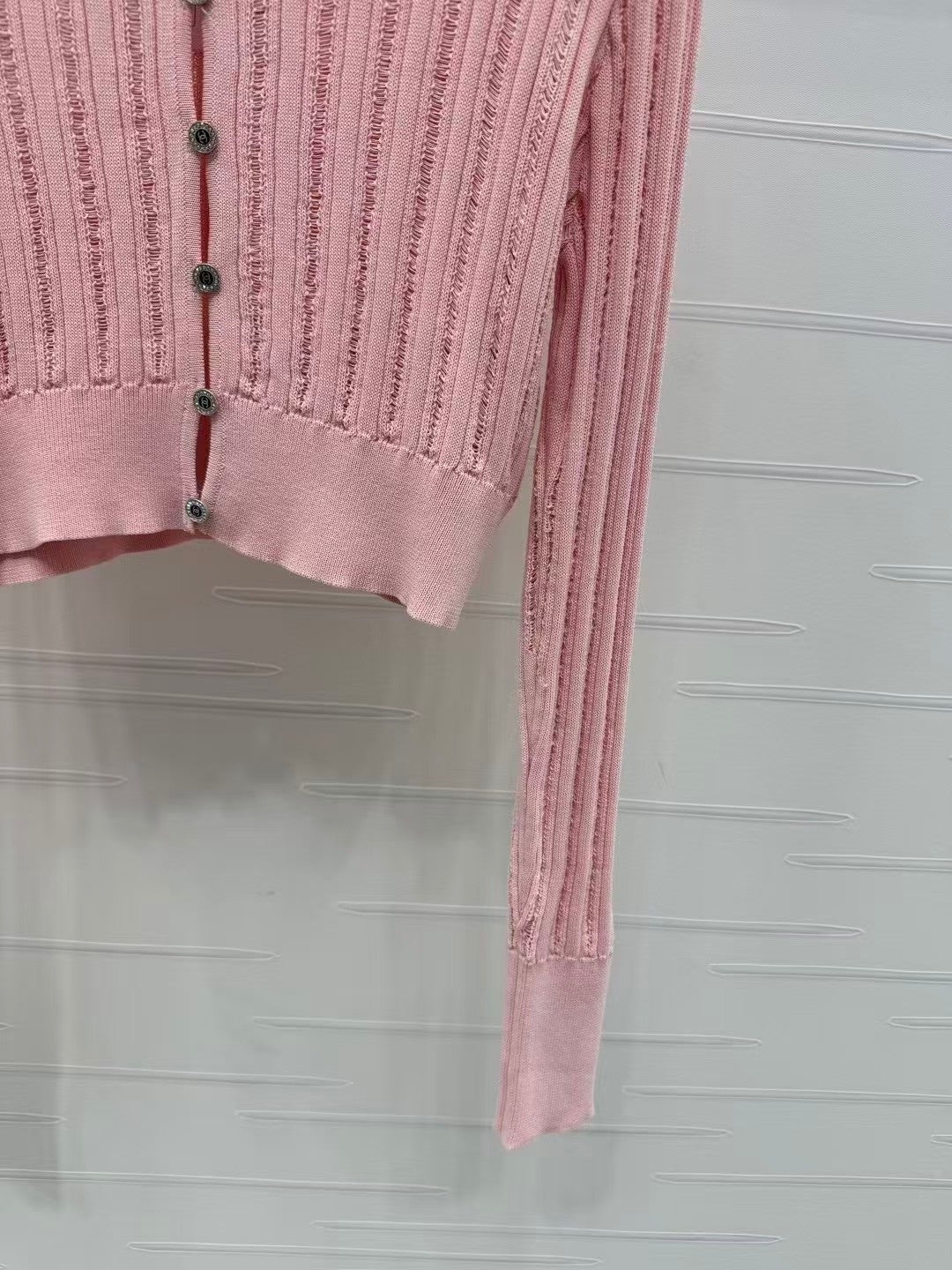 New hollow knit cardigan