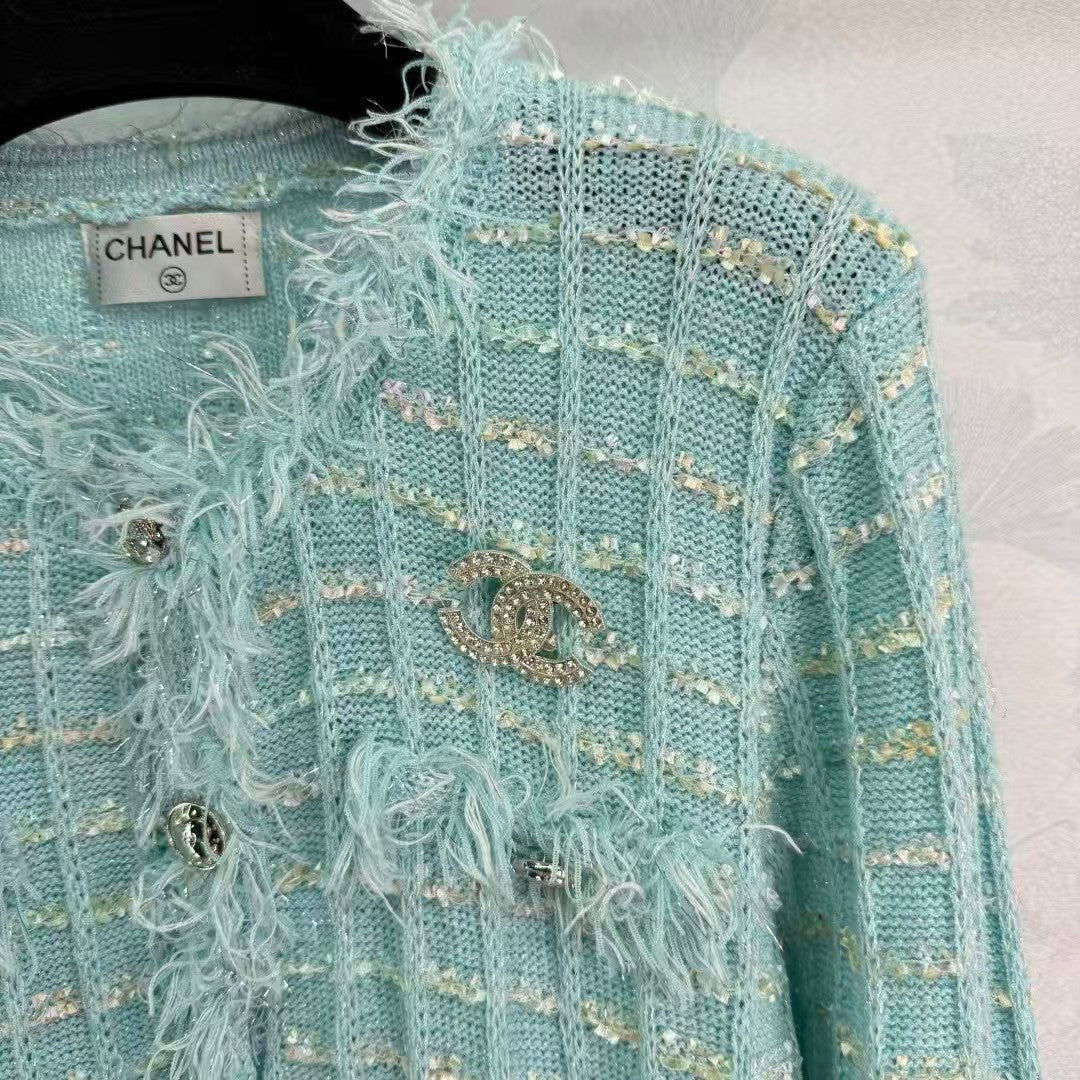 New tassel round neck cardigan