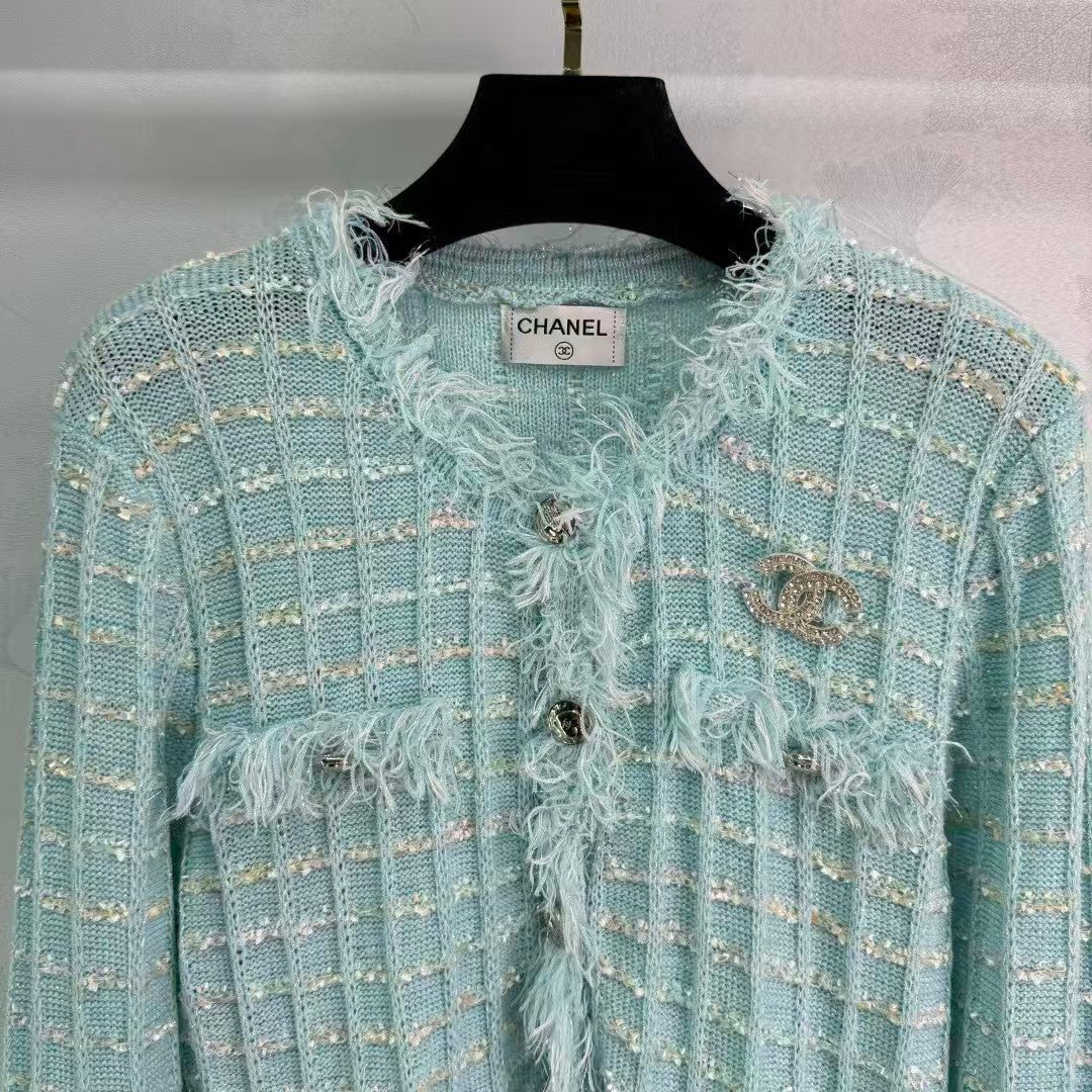 New tassel round neck cardigan