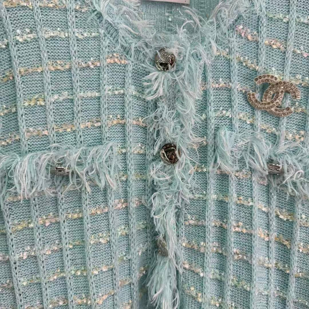 New tassel round neck cardigan