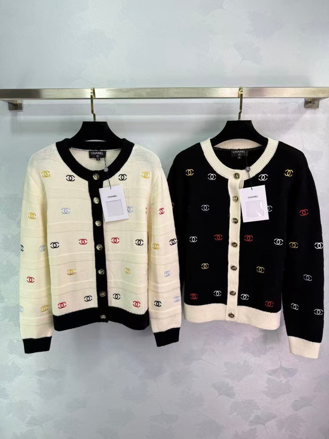 New embroidered double C cardigan