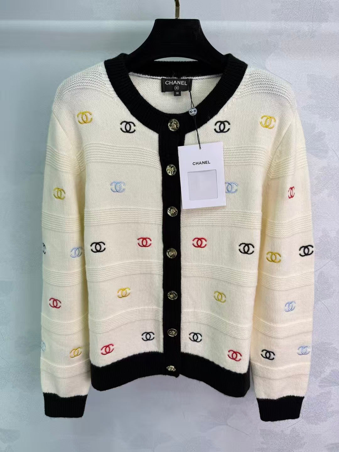 New embroidered double C cardigan