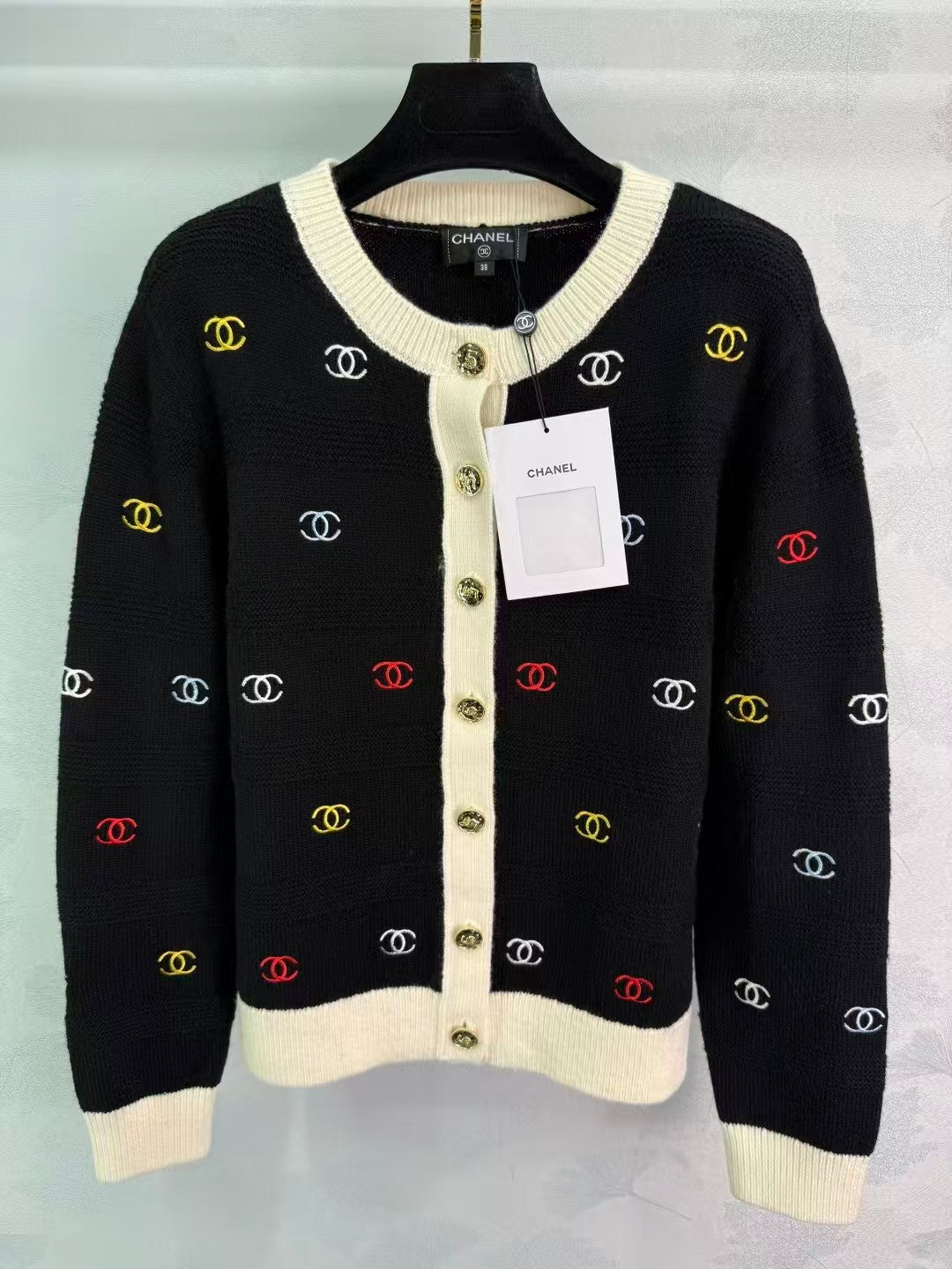New embroidered double C cardigan