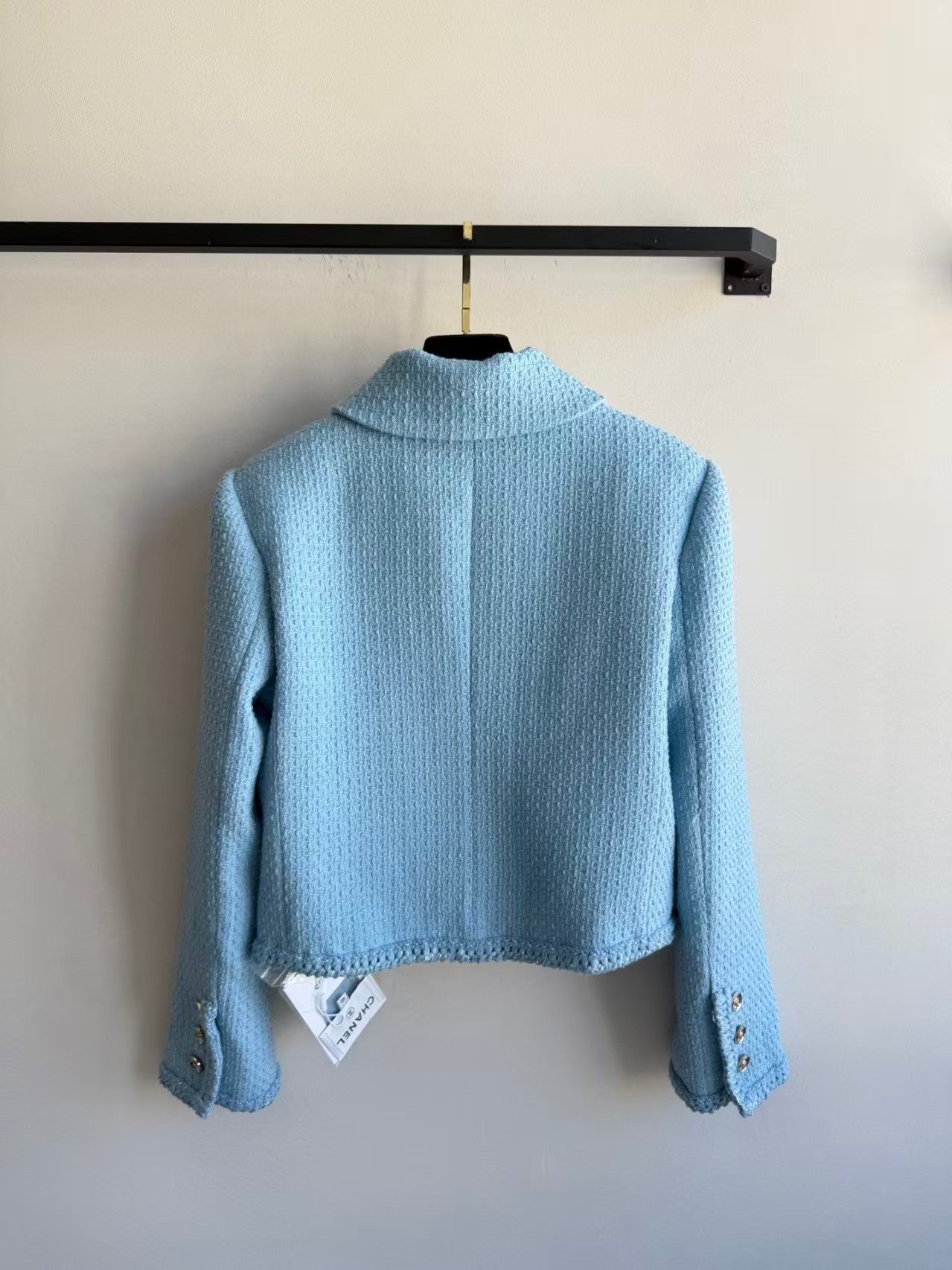 Light blue tweed jacket