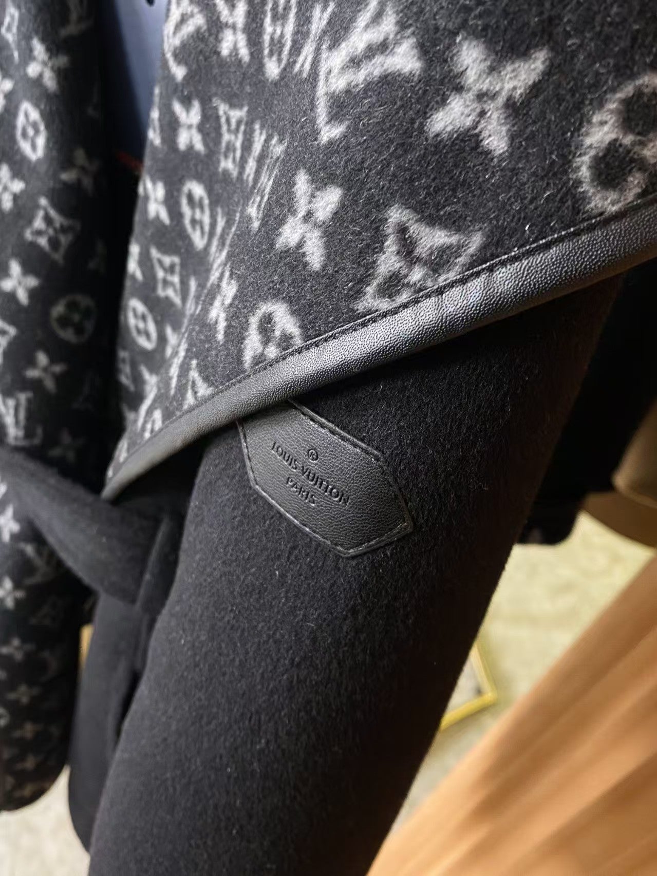 Classic monogram hooded coat