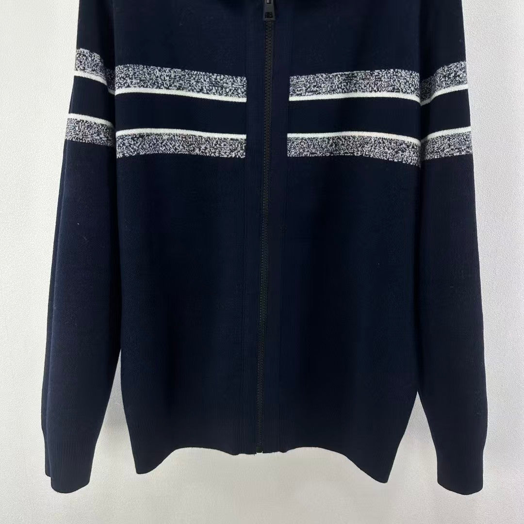 Autumn and winter new hooded double-faced wool jacket