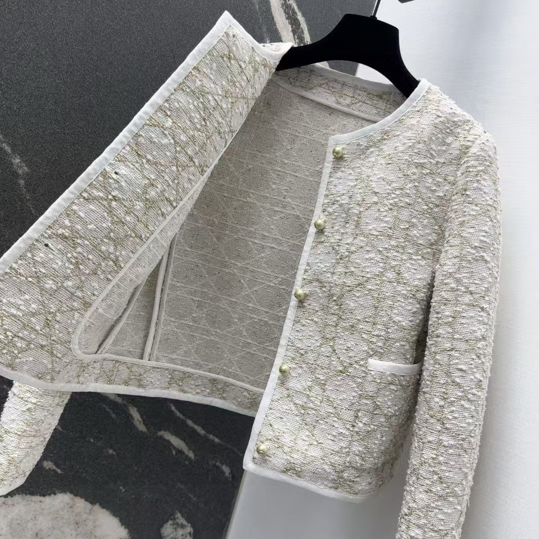 Raglan suit jacket + A-line skirt set