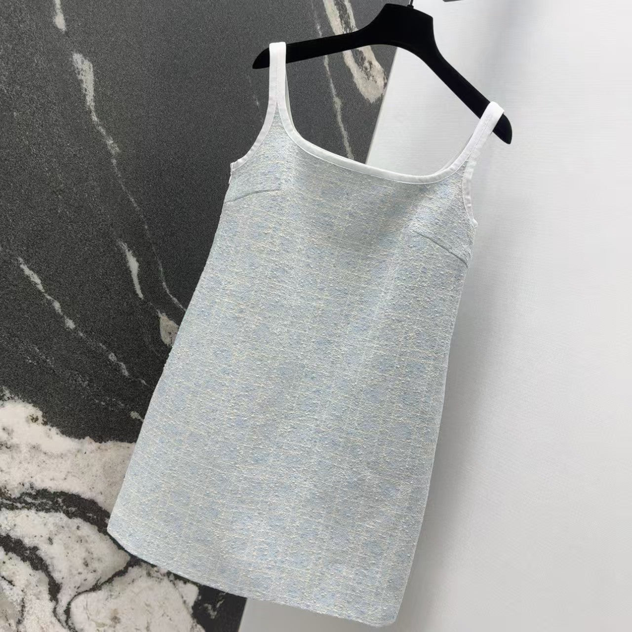 Cannage slip dress