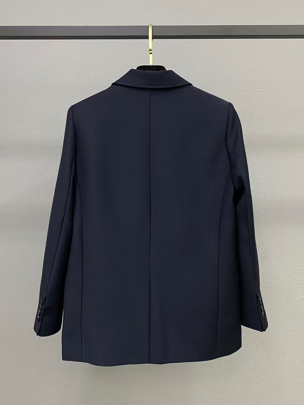 Embroidered lettering logo jacket