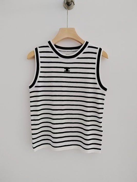 New striped vest