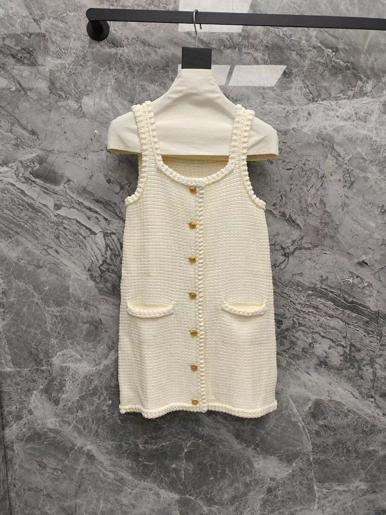 New woven vest skirt