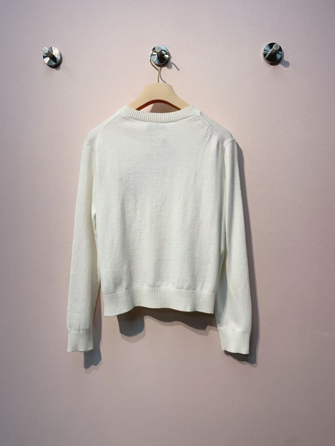 New autumn and winter knitted round neck top