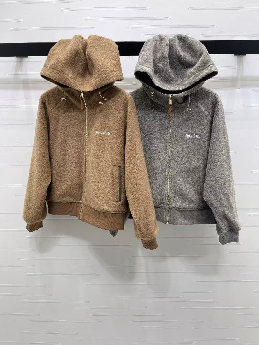 Hooded Teddy Lamb Jacket