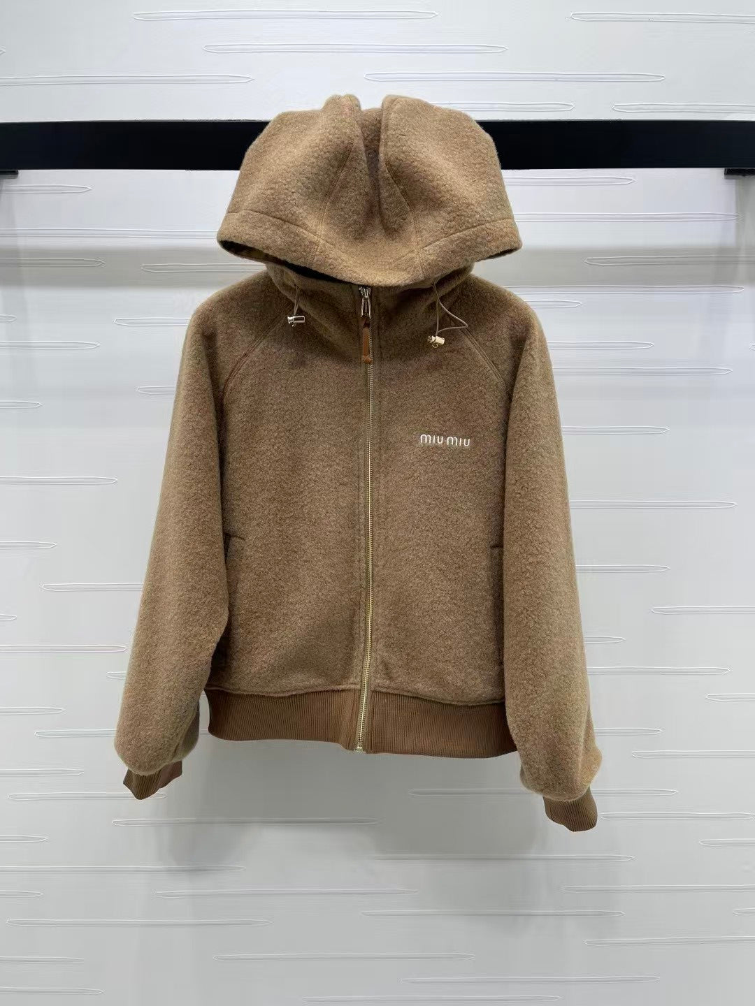 Hooded Teddy Lamb Jacket
