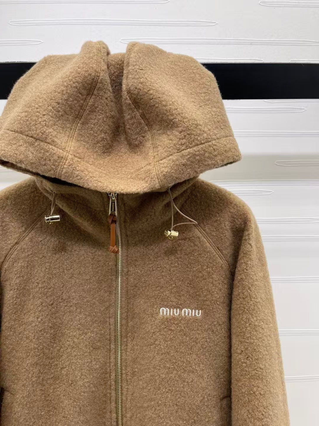 Hooded Teddy Lamb Jacket