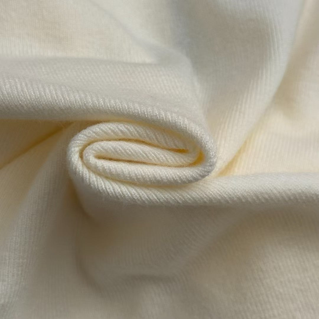 Embroidered Polo Wool Knit Sweater