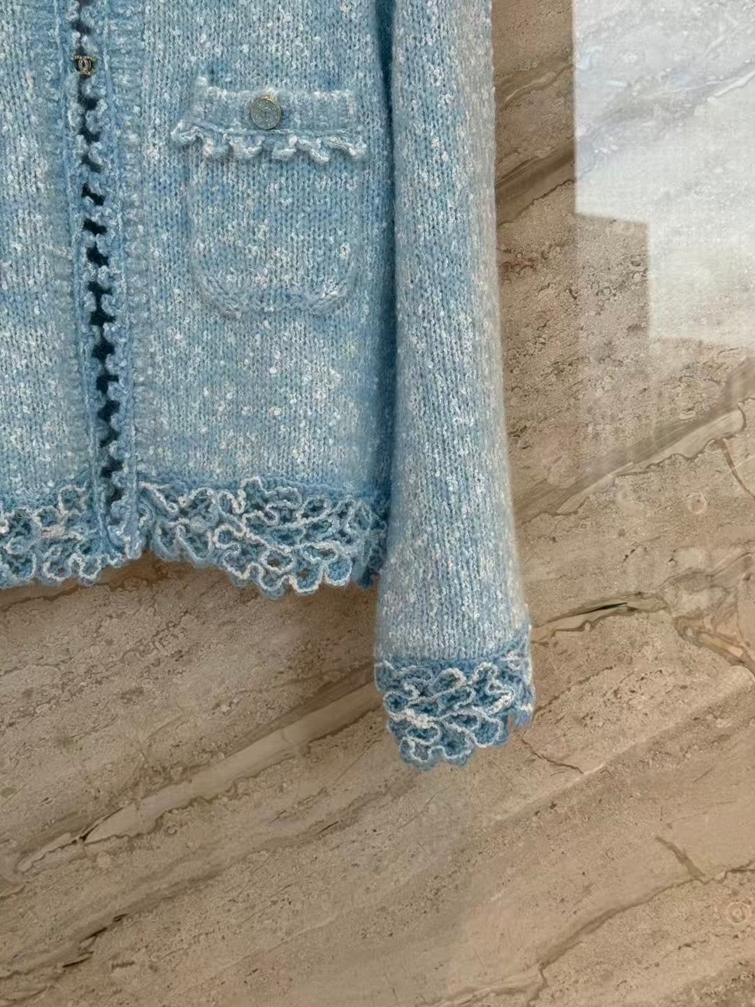 New Peter Pan Collar Knit Cardigan