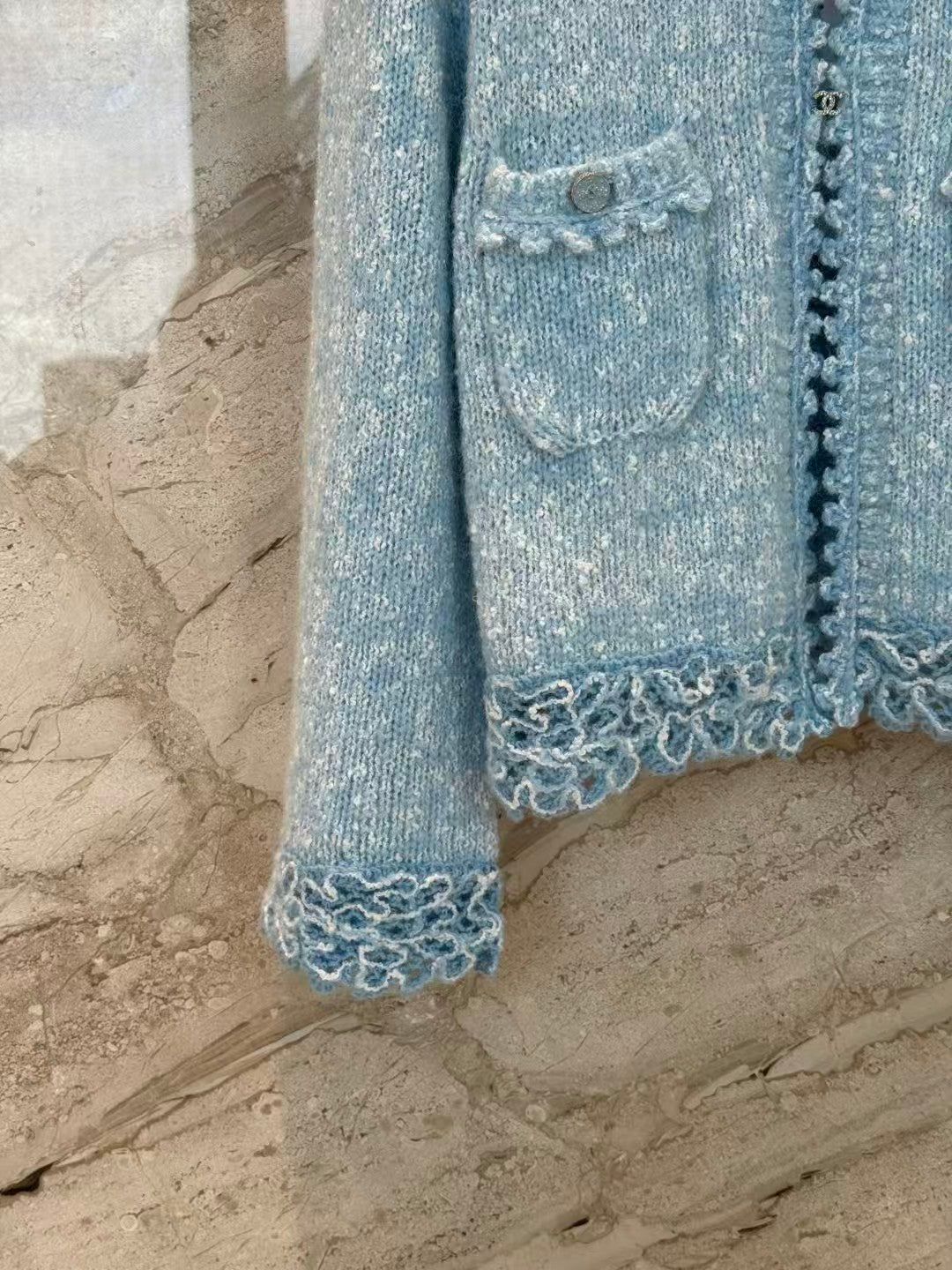 New Peter Pan Collar Knit Cardigan