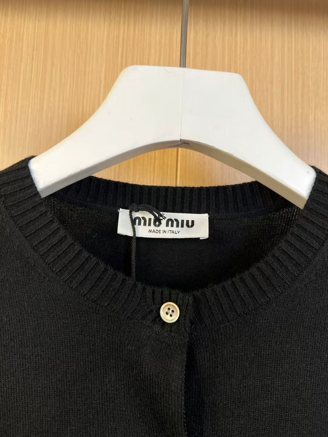 Cashmere blend knit cardigan