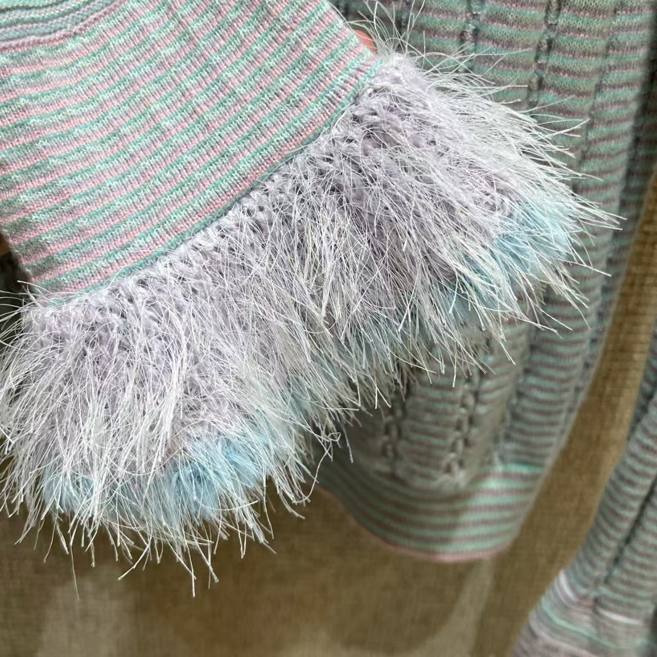 Pocket slim-fit cashmere knit cardigan