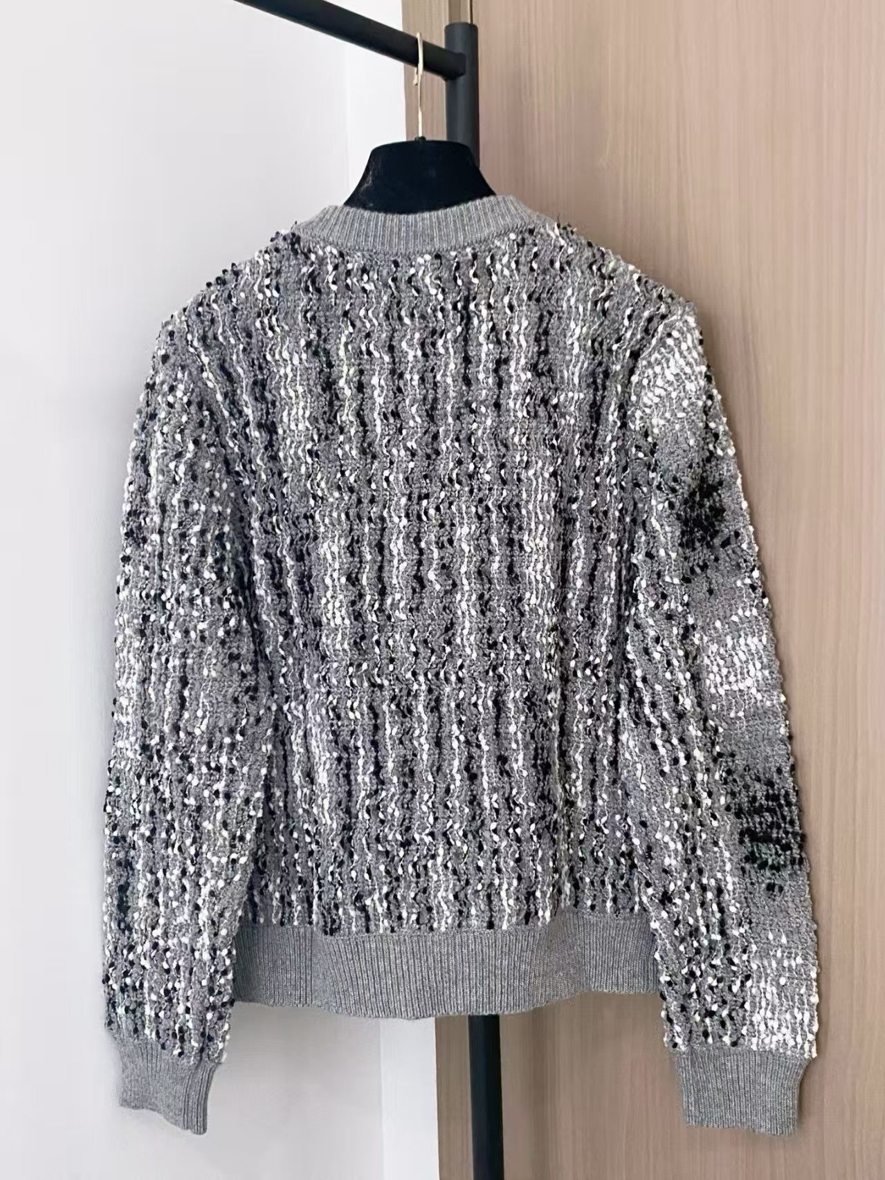 New logo-embellished cardigan