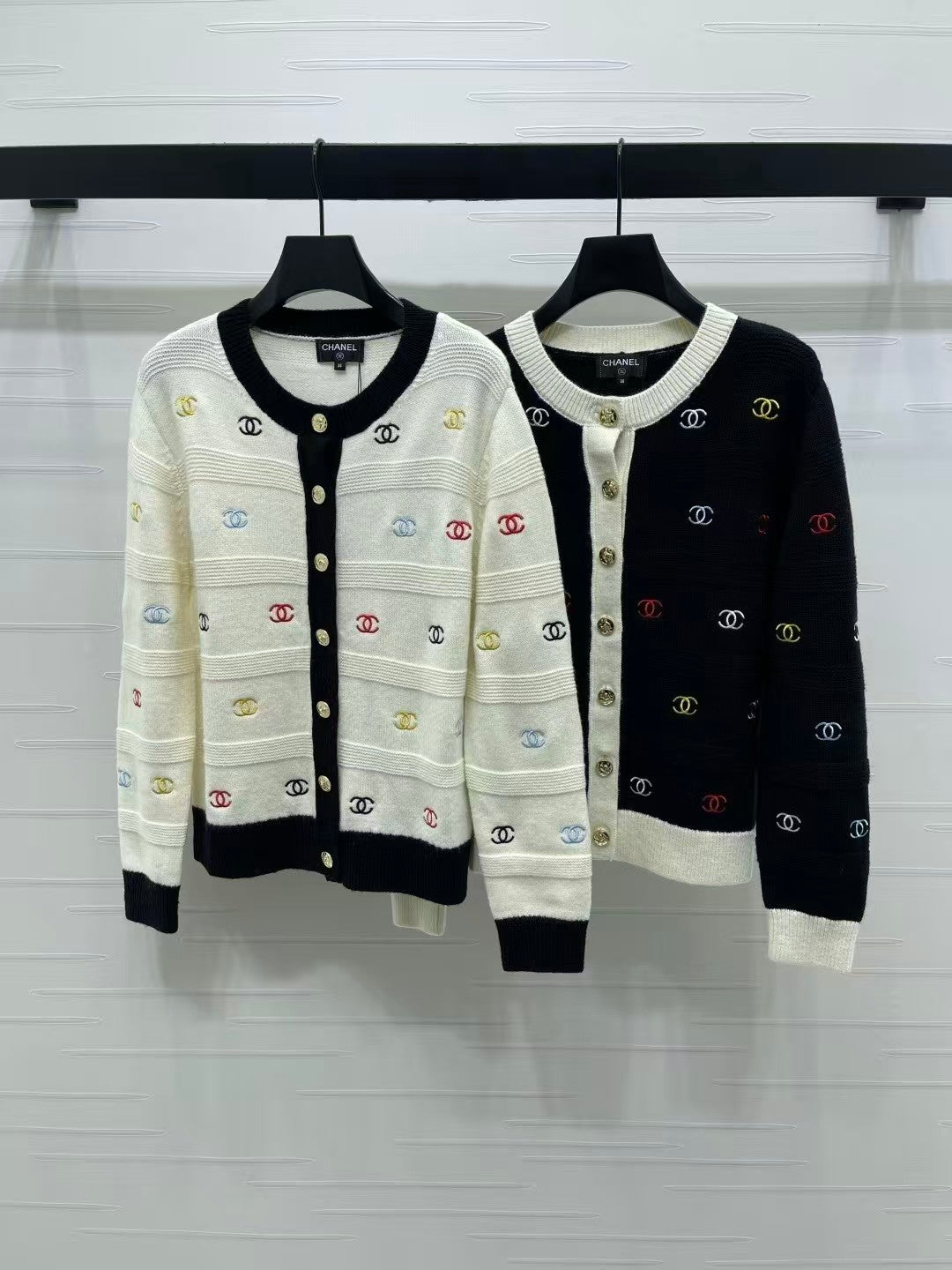 Embroidered double C cardigan