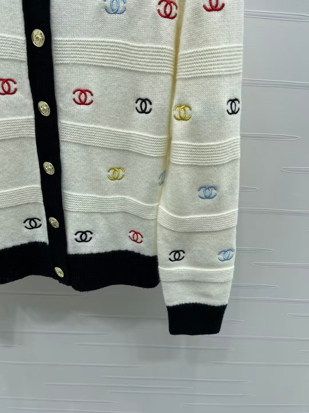Embroidered double C cardigan